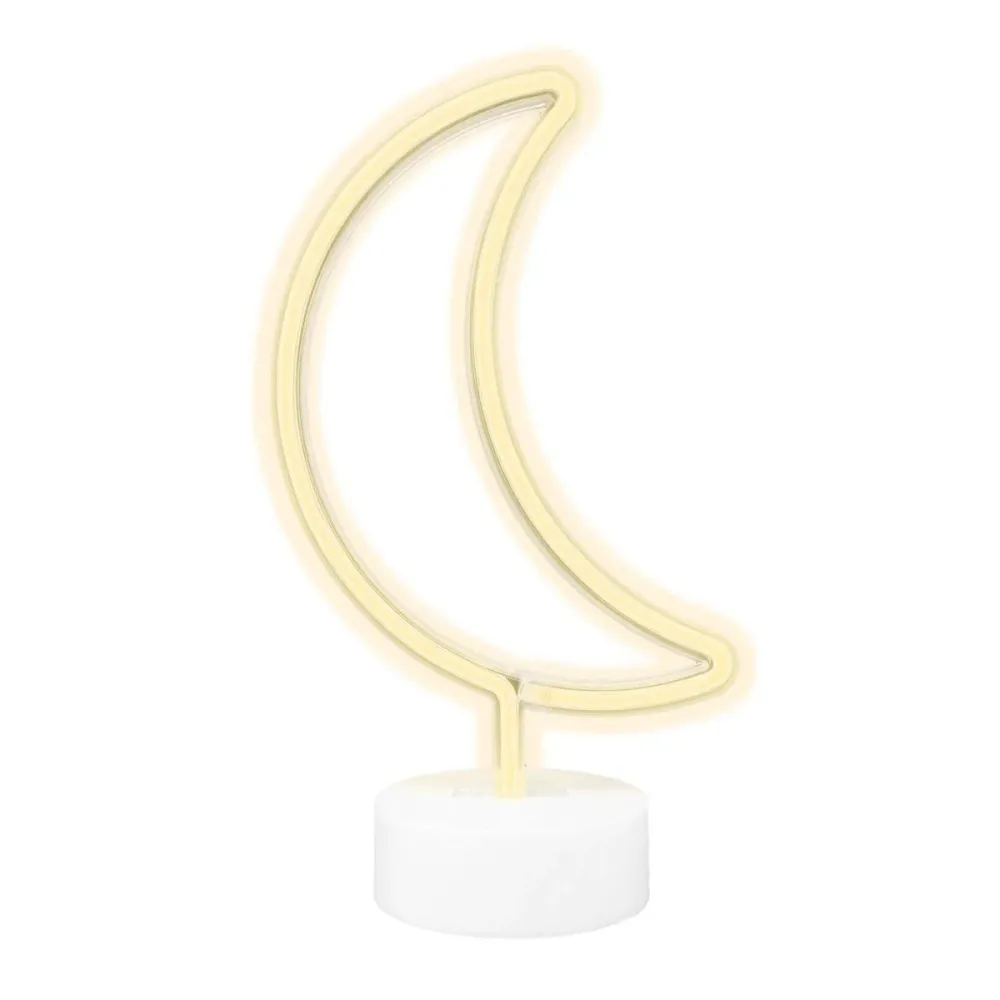 Lampe DEL en forme de lune de la célébration de l'ïd, 11 x 6 pouces, 1 unité AMSCAN CA
