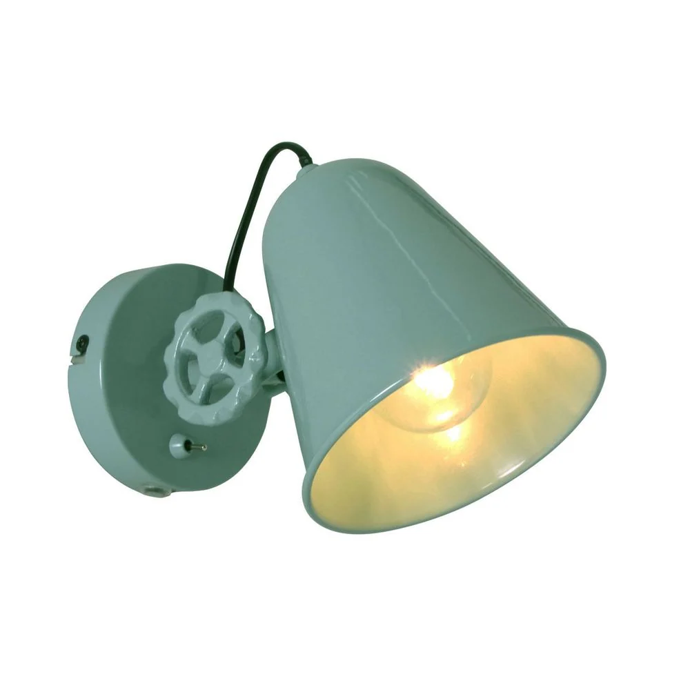 Applique murale Anne Light & Home Dash 1L verte E27