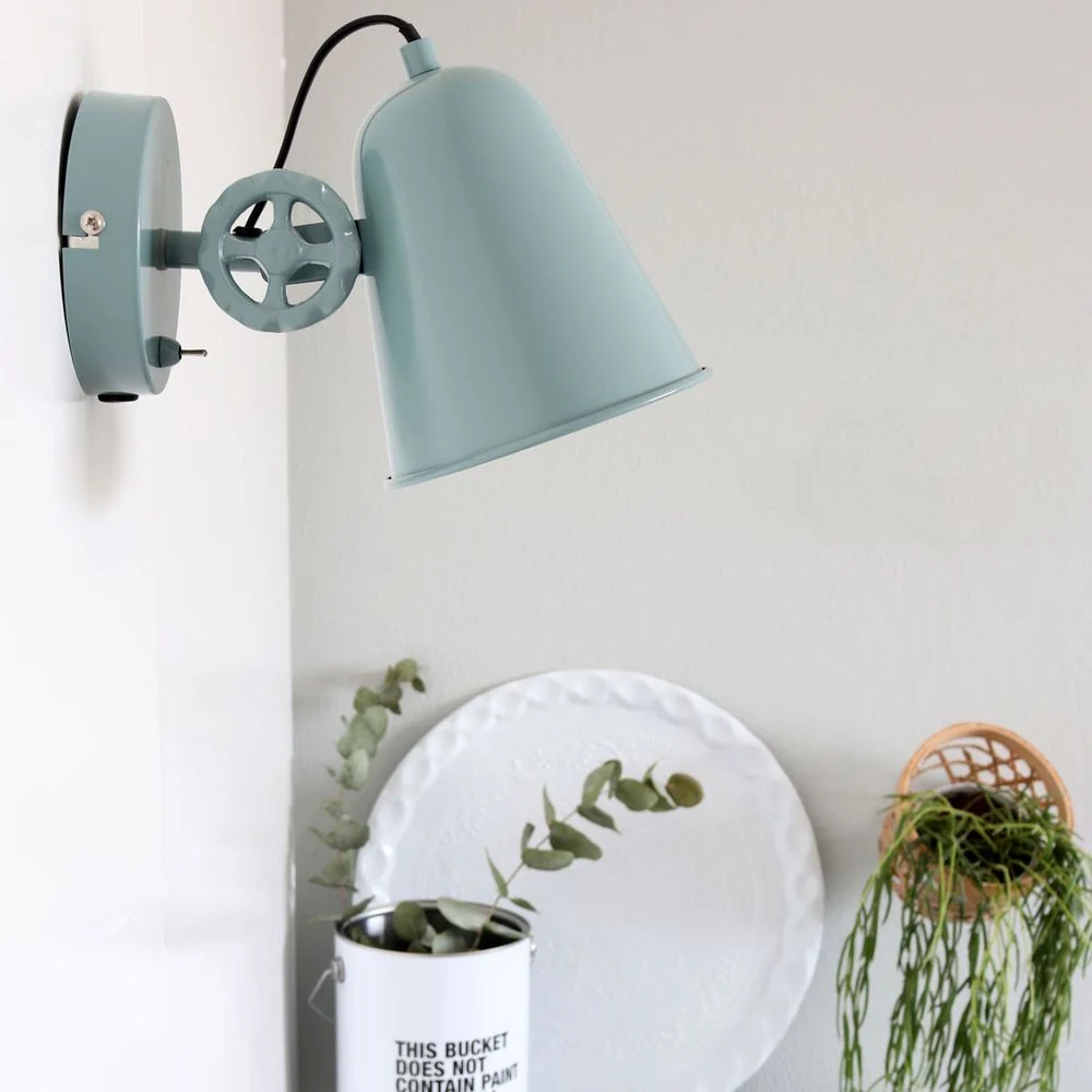 Applique murale Anne Light & Home Dash 1L verte E27