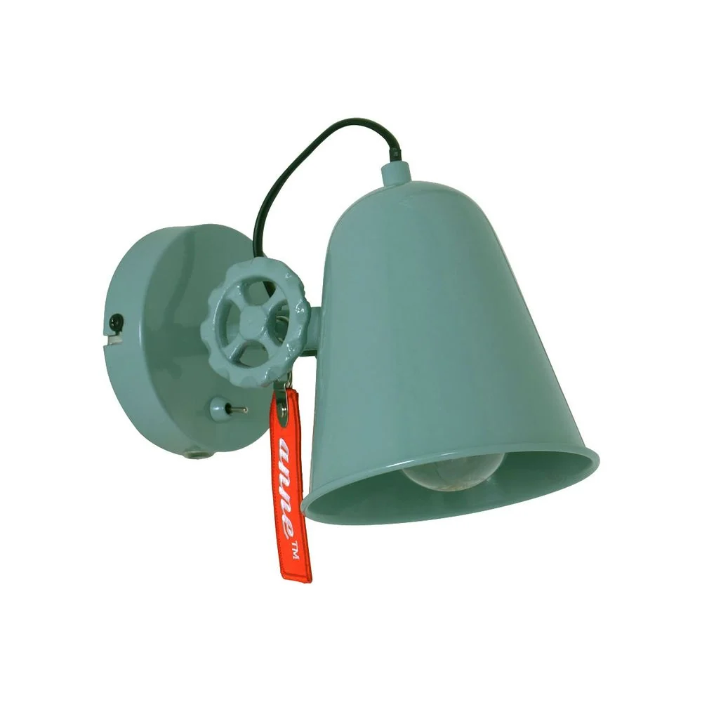 Applique murale Anne Light & Home Dash 1L verte E27