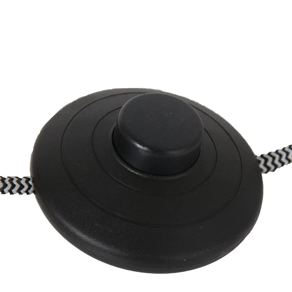 Lampadaire Anne Light & Home Dunbar 1L noir H 180 cm