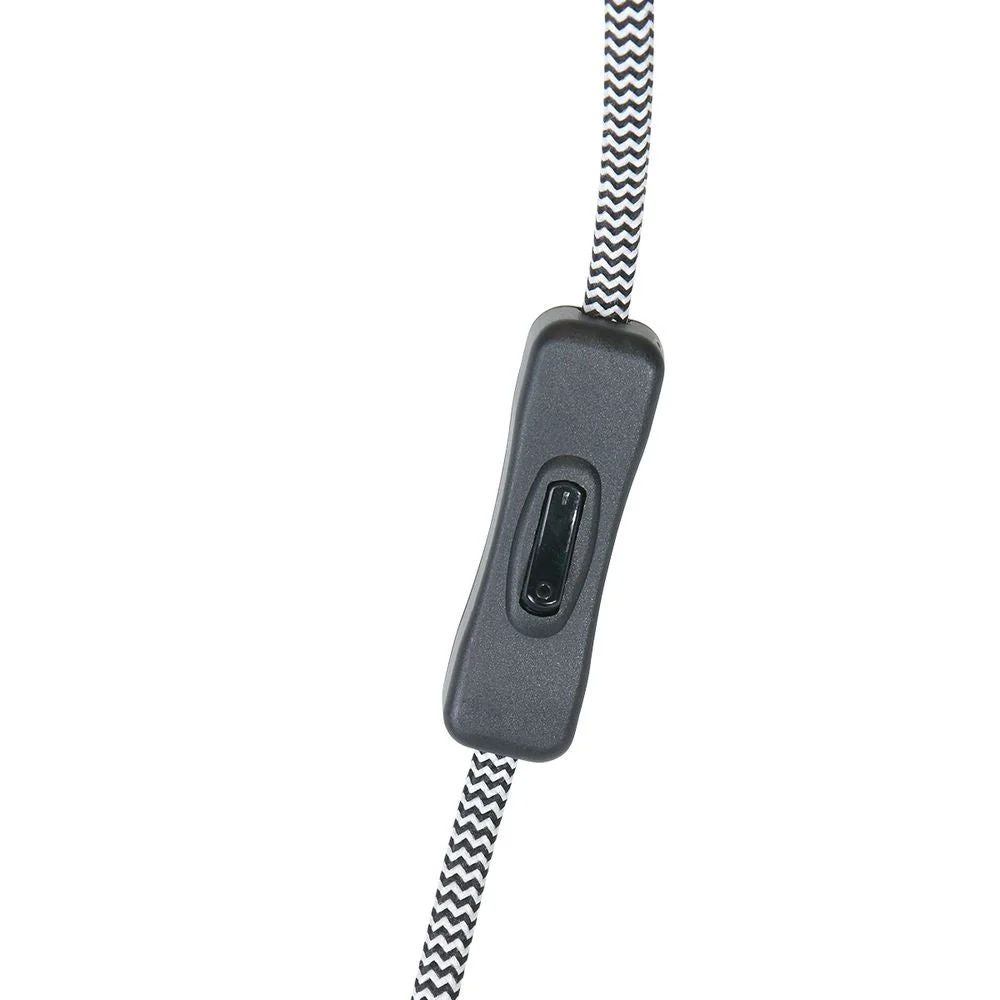 Lampe de table à bras articulé Anne Light & Home Zappa 1L, métal noir, culot E27