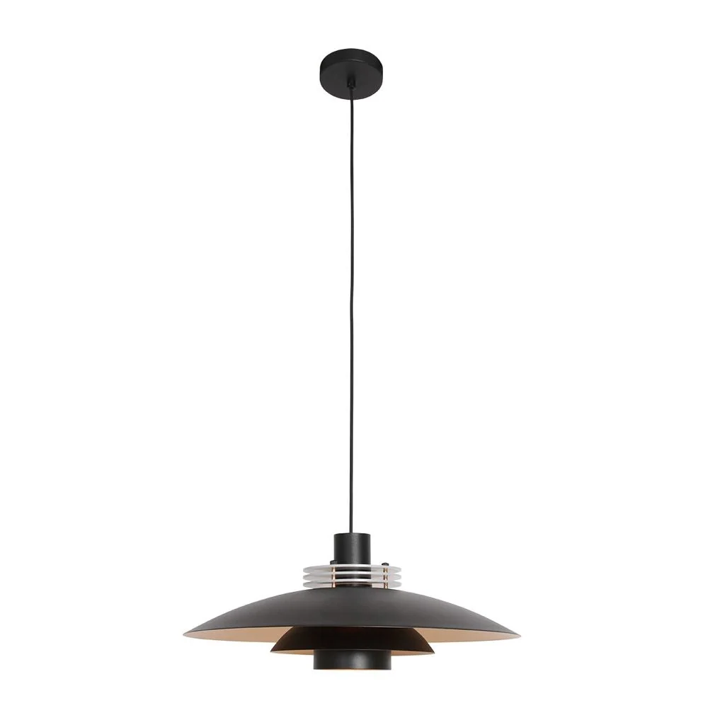 Suspension Anne Light & Home Wafer 1L, diamètre 47 cm, culot E27
