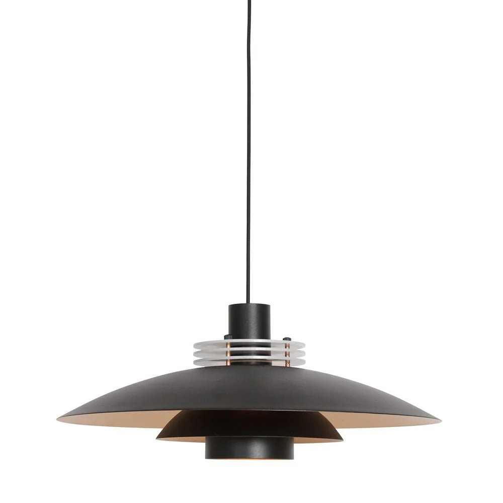 Suspension Anne Light & Home Wafer 1L, diamètre 47 cm, culot E27
