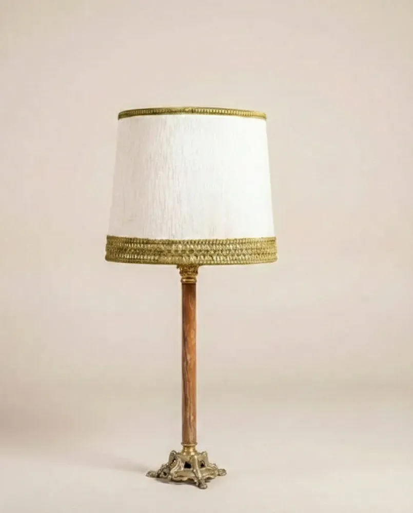 Parchemin antique table lamp Antique arte y decoracion