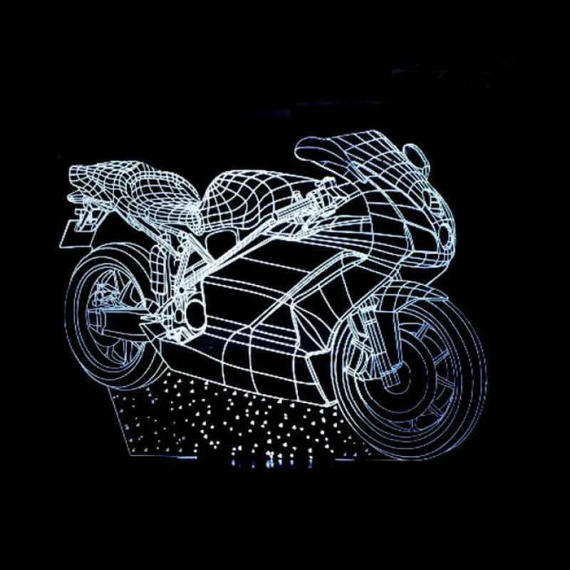 Lampe Moto<br> Plans 3D Antre du Motard
