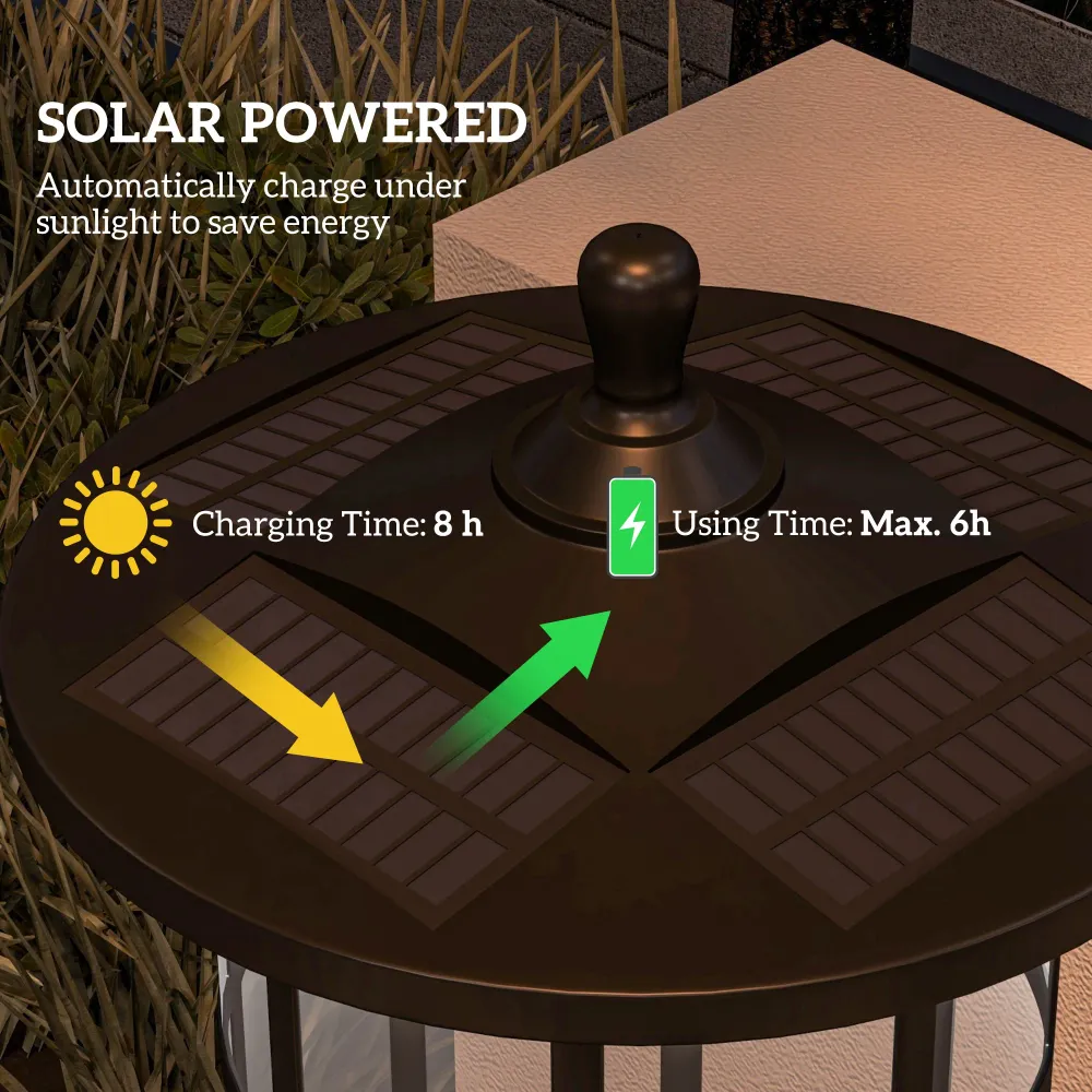 Lampe solaire d'extérieur Aosom