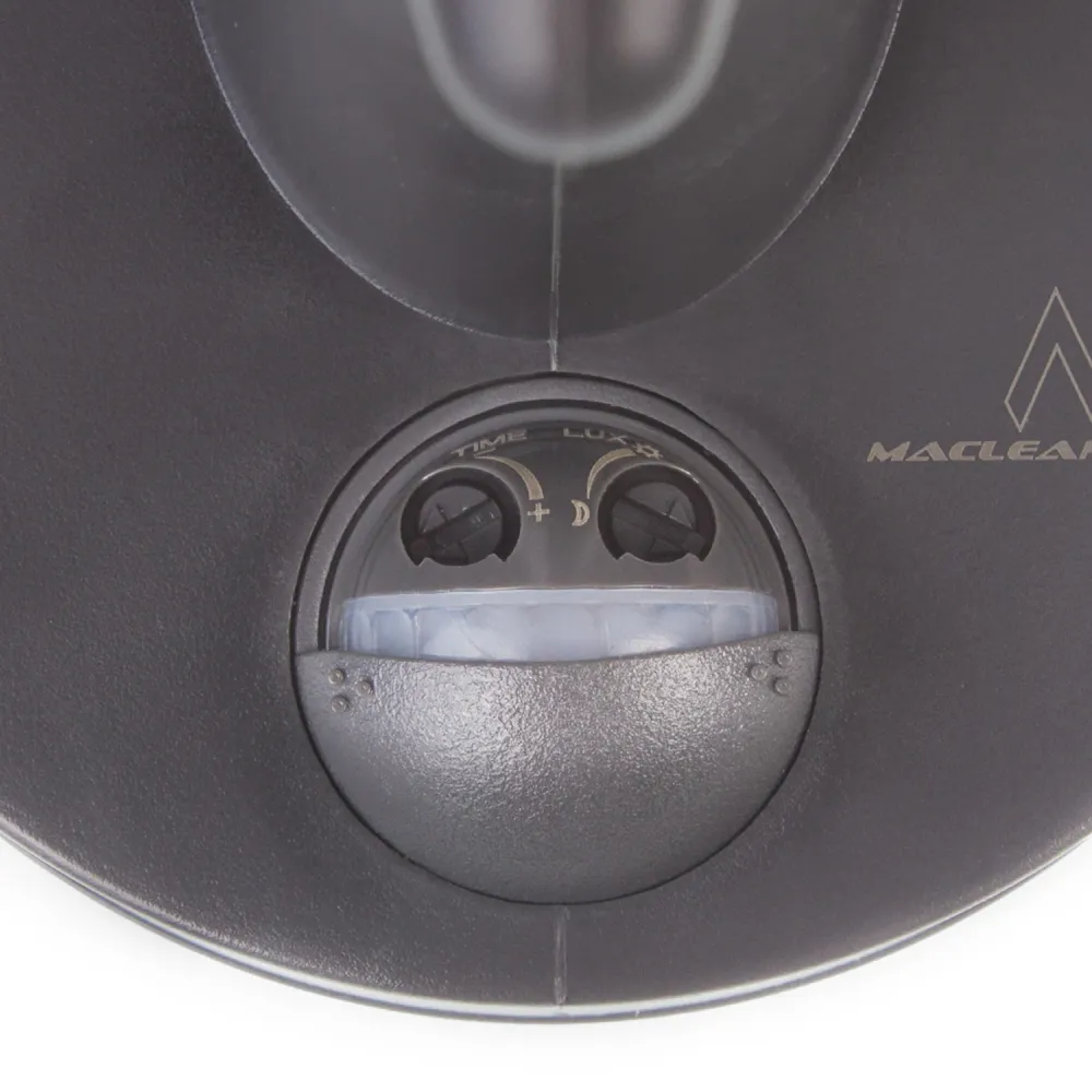 Applique 1xE27 avec détecteur Maclean, détecteur infrarouge, charge max. 60W, IP65, couleur gris, MCE518 GR + ampoule LED...