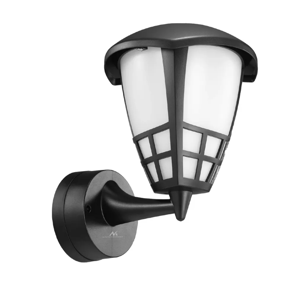 Applique 1xE27 Maclean, charge max. 60W, IP65, noir, MCE519 B + ampoule LED à filament E27, 6W 230V Maclean Energy MCE284...