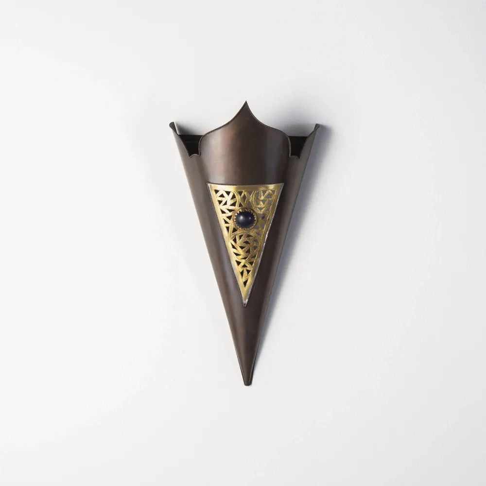 Applique arabe Yaribi en cuivre et laiton
