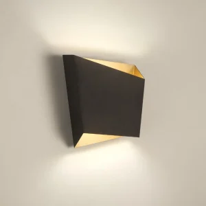 Applique Asimetric noire et or 6222