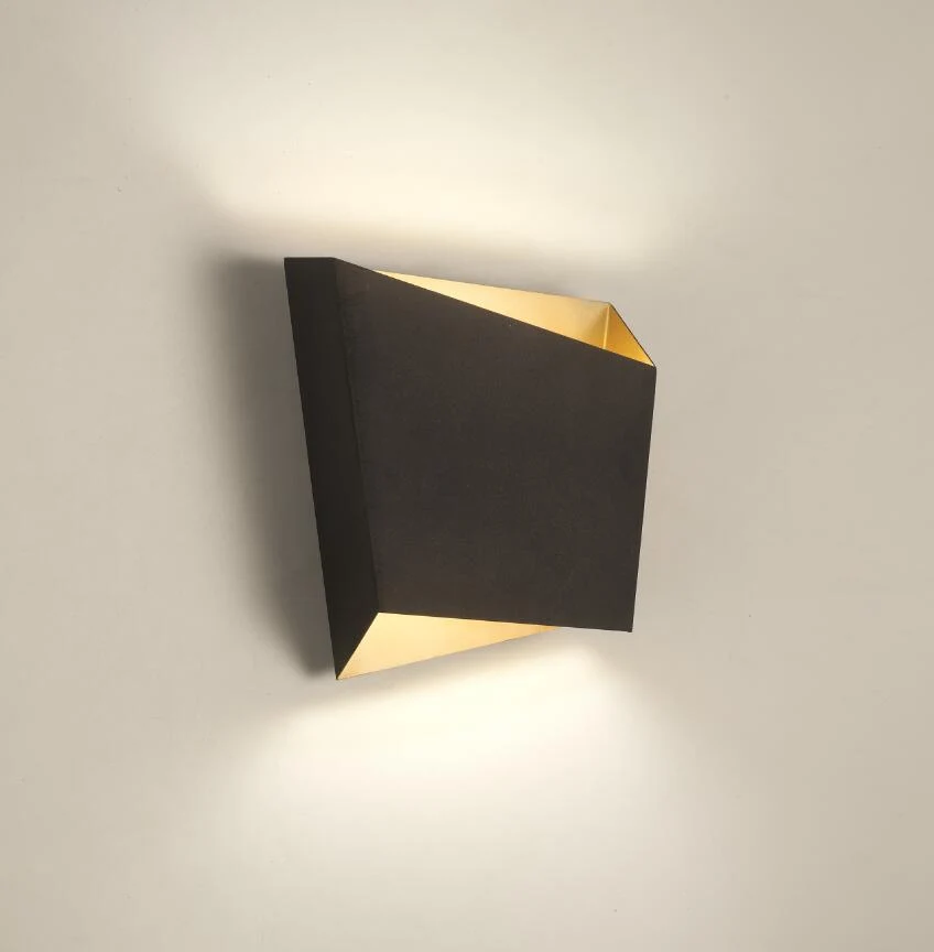 Applique Asimetric noire et or 6222