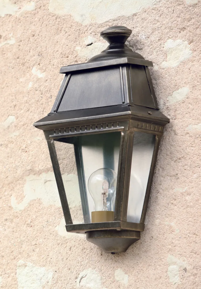 Applique Avenue 2 N°4 LED Laiton brut 072 Diffuseur opale 102112072