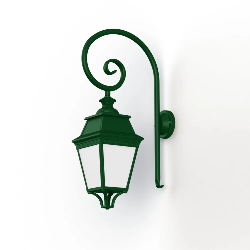 Applique Avenue 3 N°3 LED Warm Vert 067 Diffuseur opale 103110067