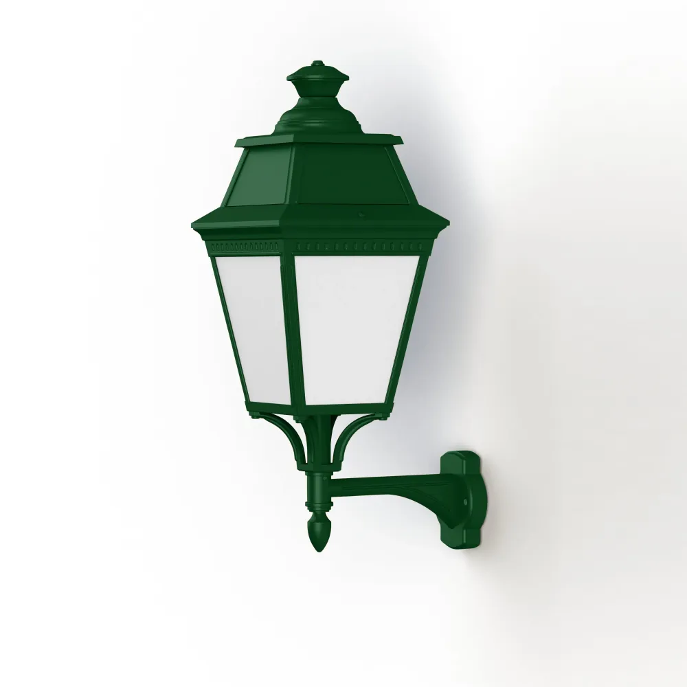 Applique Avenue 3 N°4 LED Warm Vert 067 Diffuseur opale 103115067