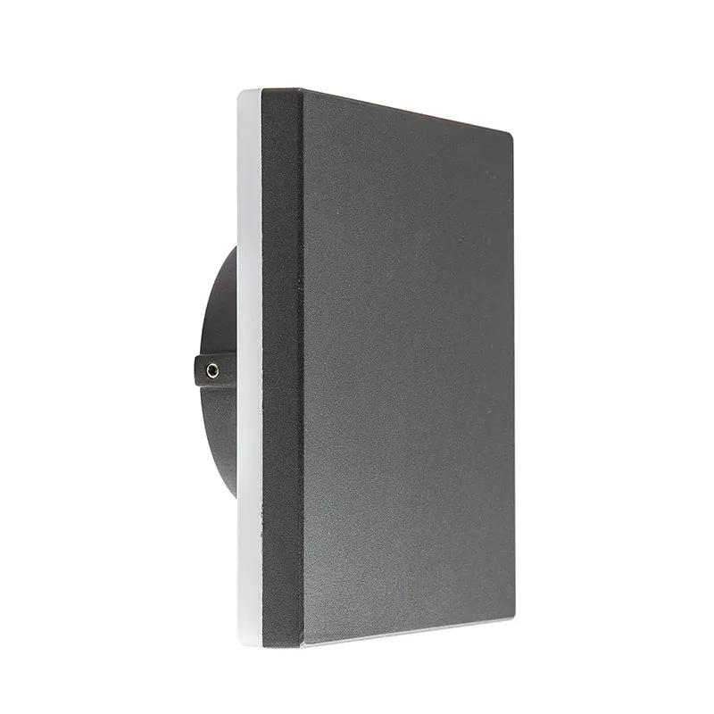 Applique Bora extérieure carrée gris anthracite 6536