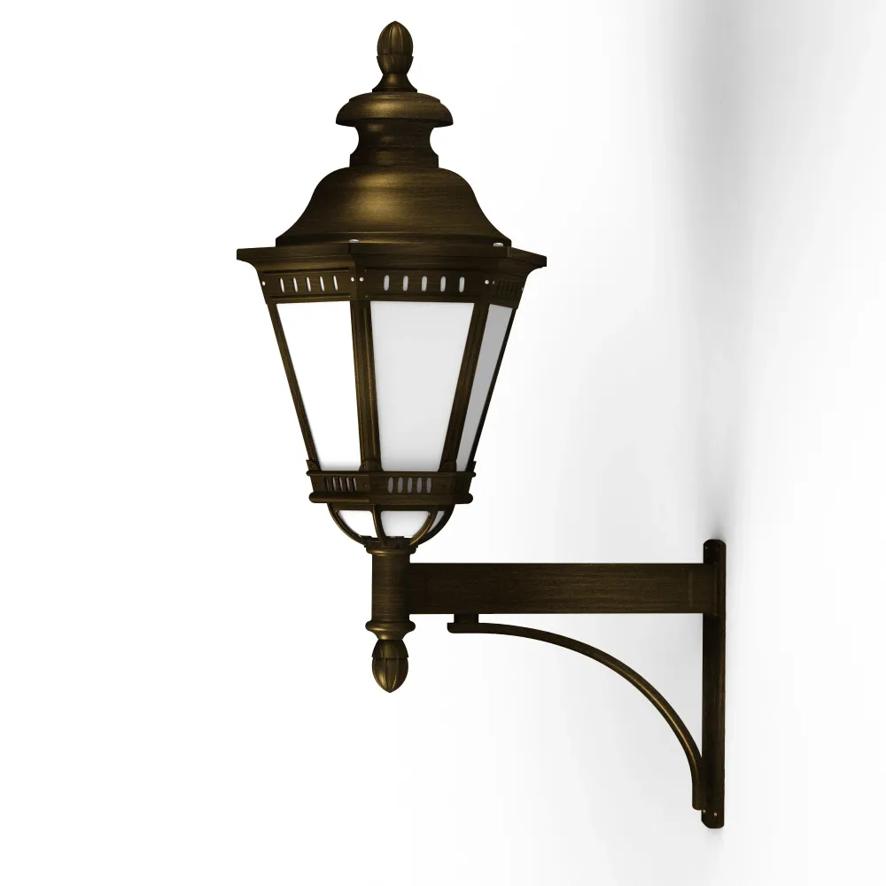 Applique Citadelle N°2 LED 35W 2700°K Patine dorée 009 116213009