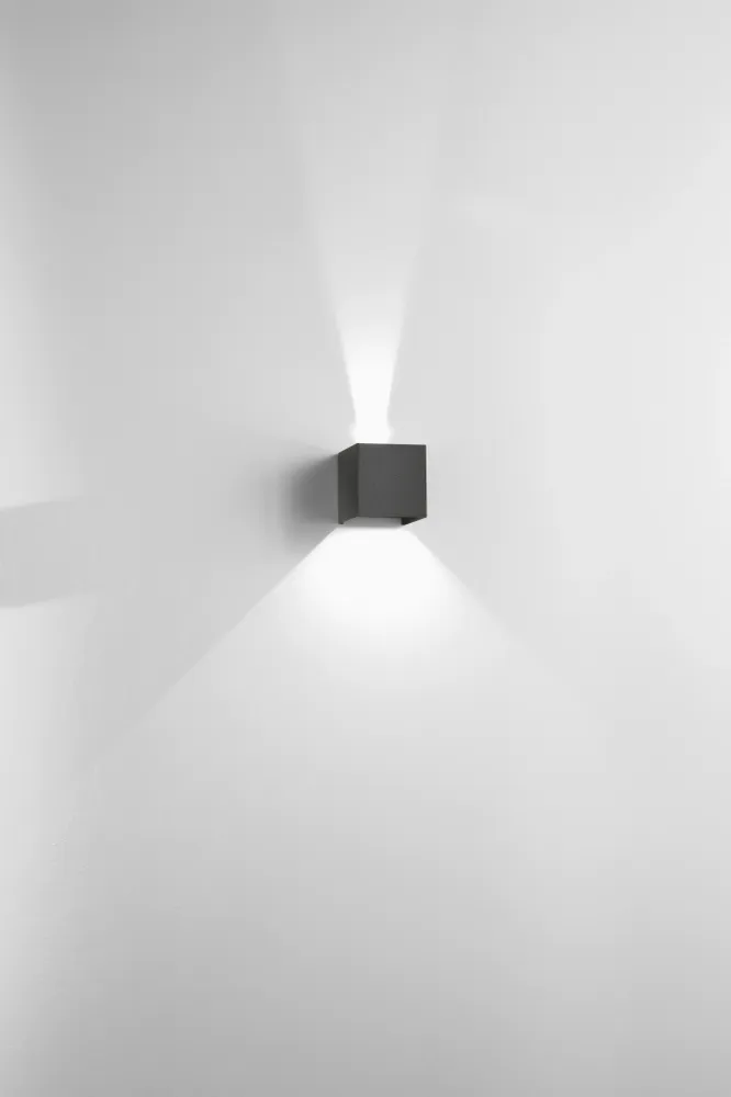 Applique CUBE gris anthracite ONDA OAP0047