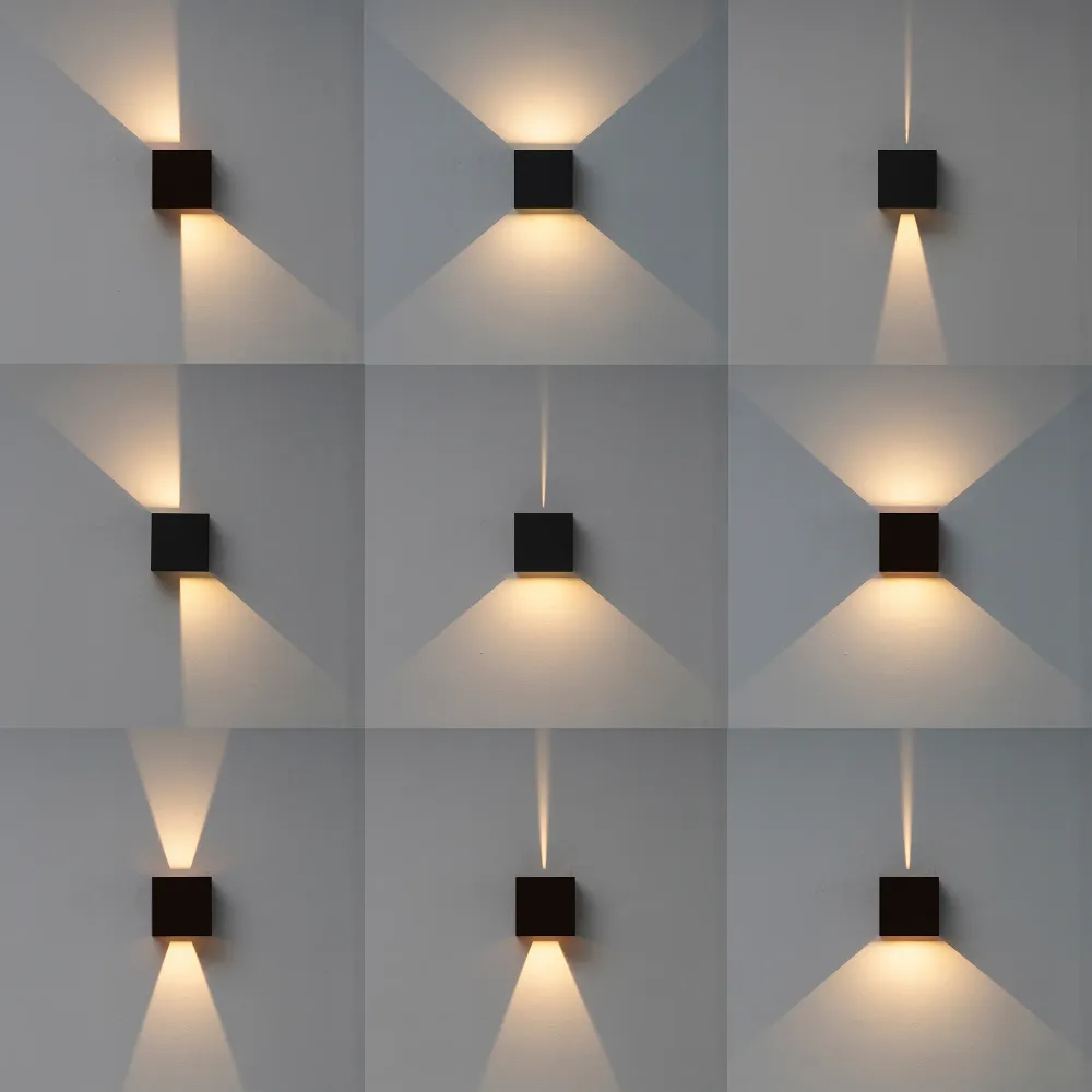 Applique Davos noire dimmable 2700k pm Mantra 8601