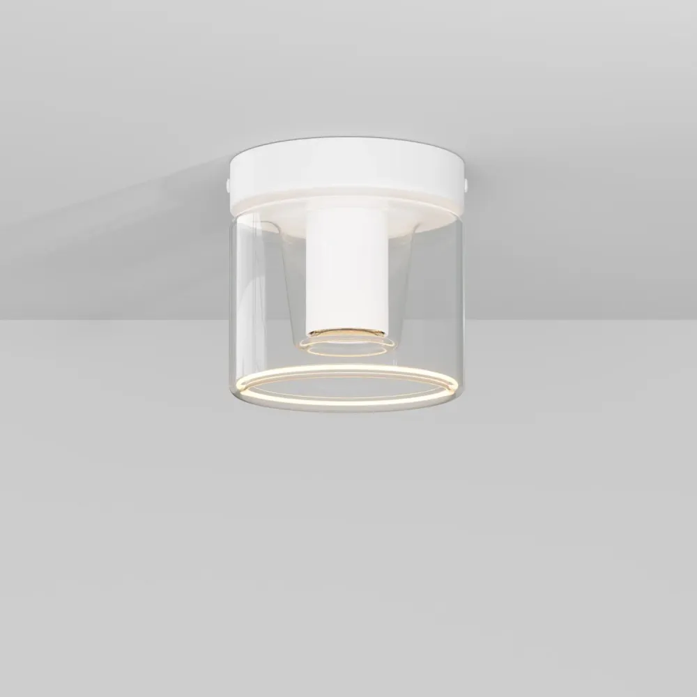 Applique Fermaluce blanc mat avec ampoule G03