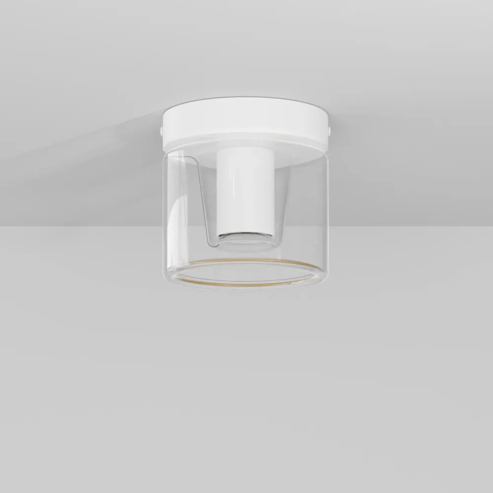 Applique Fermaluce blanc mat avec ampoule G03