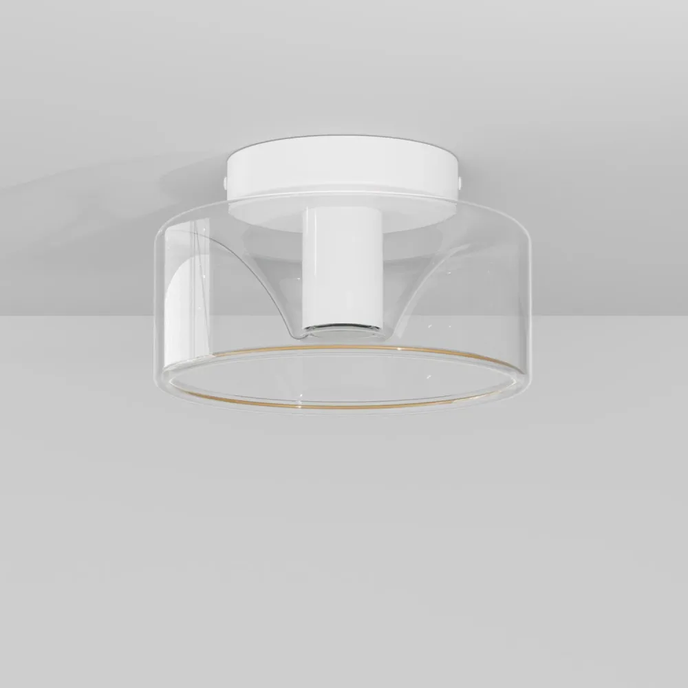 Applique Fermaluce blanc mat avec ampoule G02
