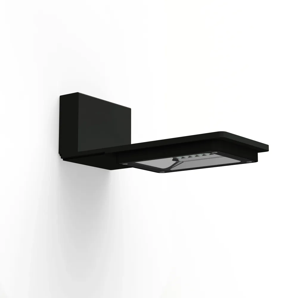 Applique Hector N°1 LED Asym 26W 2700K Gris noir 107 182032107