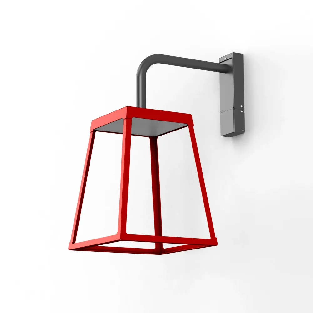 Applique Lampiok 4 N°1 LED 35w 3000°k opale Gris noir 107 - Rouge tomate 110 175223110