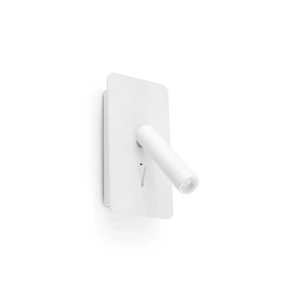Applique liseuse SUAU blanche mat avec port USB