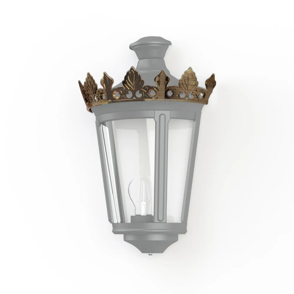 Applique Louvre N°4 E27 Gris soie 105 133007105