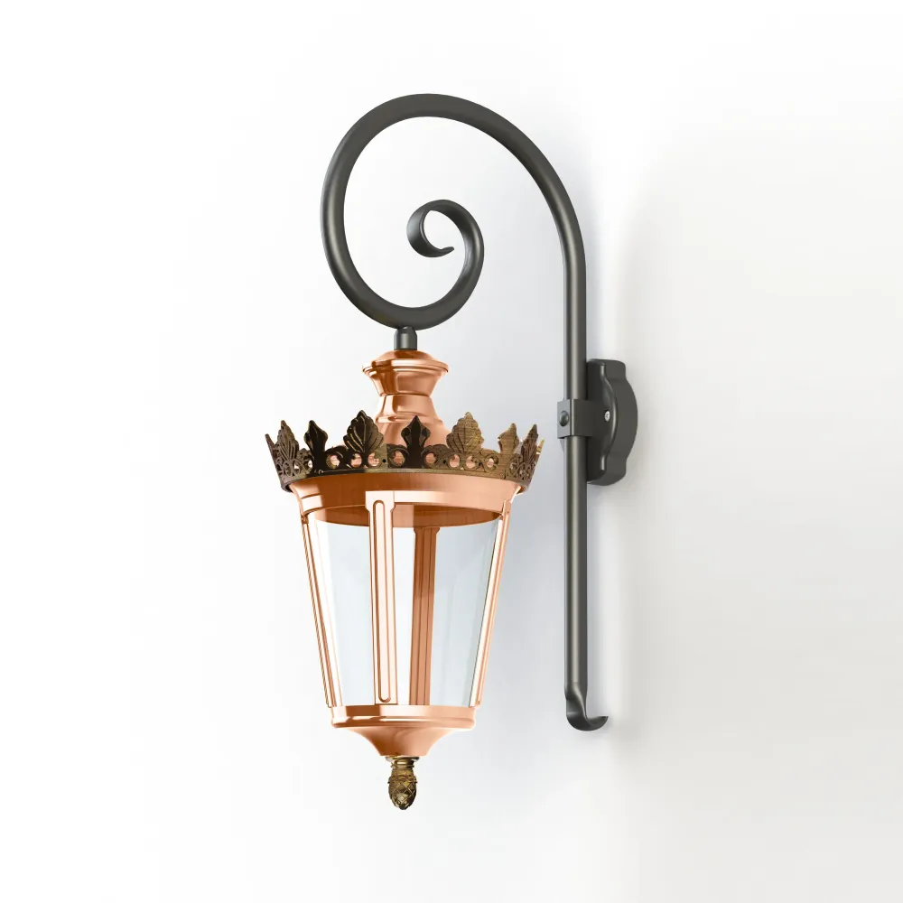 Applique Louvre N°2 LED 2700°K Cuivre patiné vernis 080 133104080