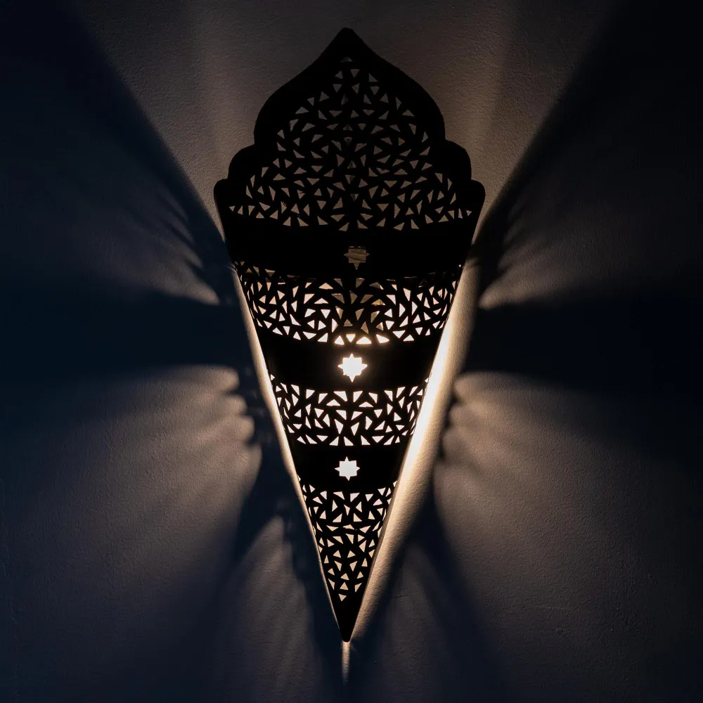 Applique marocaine ajourée forgeage trois étoiles