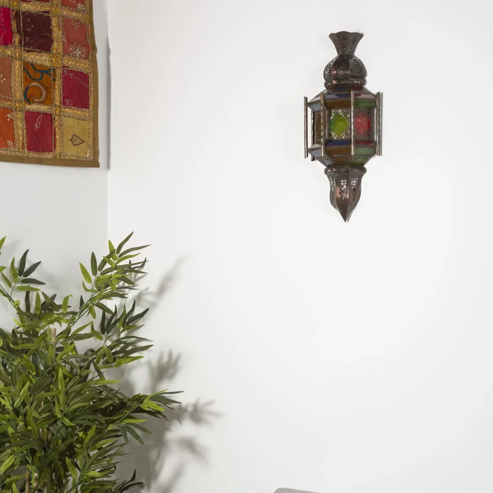 Applique murale arabe en cristal et forge Generalife
