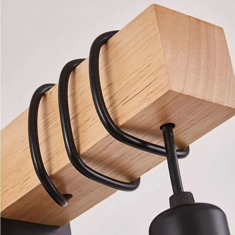 Applique Murale Bois et Noir | Blyn