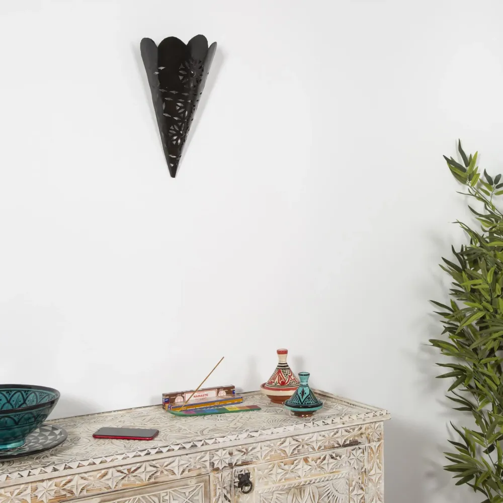 Applique murale marocaine en fer forgé - Flor Charrafa