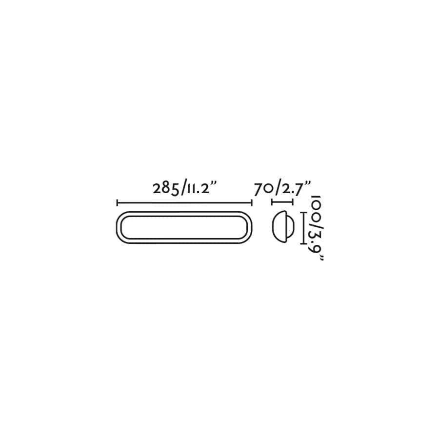 Applique murale ovale LED TONE - Luminaire extérieur