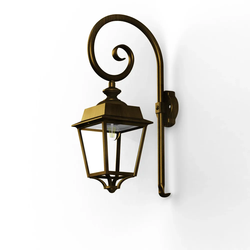 Applique Place des Vosges 1 évolution N°5 Patiné doré 009 150015009