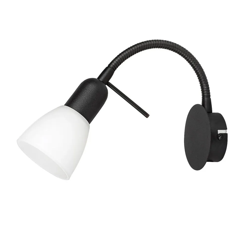 Applique Rabalux, spot, culot E14, IP20, noir, Soma