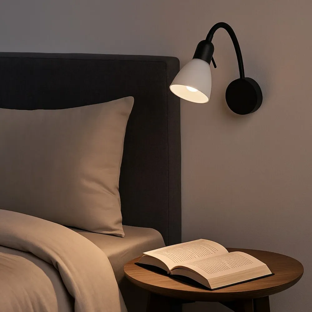 Applique Rabalux, spot, culot E14, IP20, noir, Soma