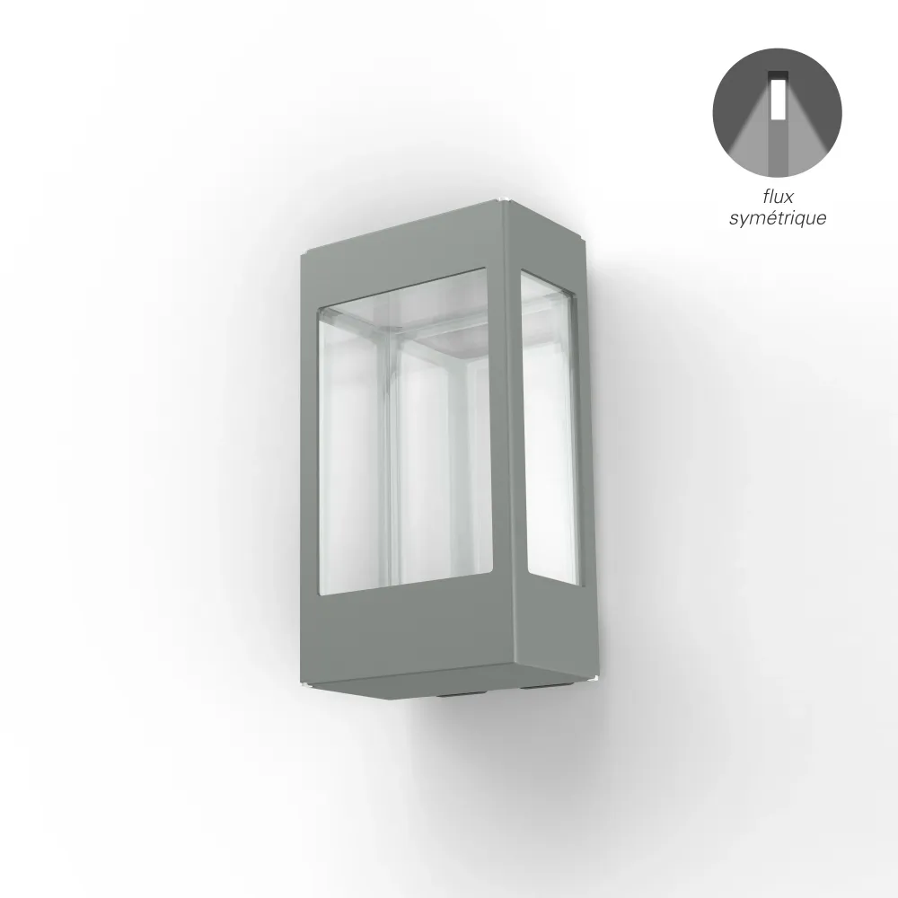 Applique Tétra N°1 LED 12w 2700°k Gris métal 023 162306023