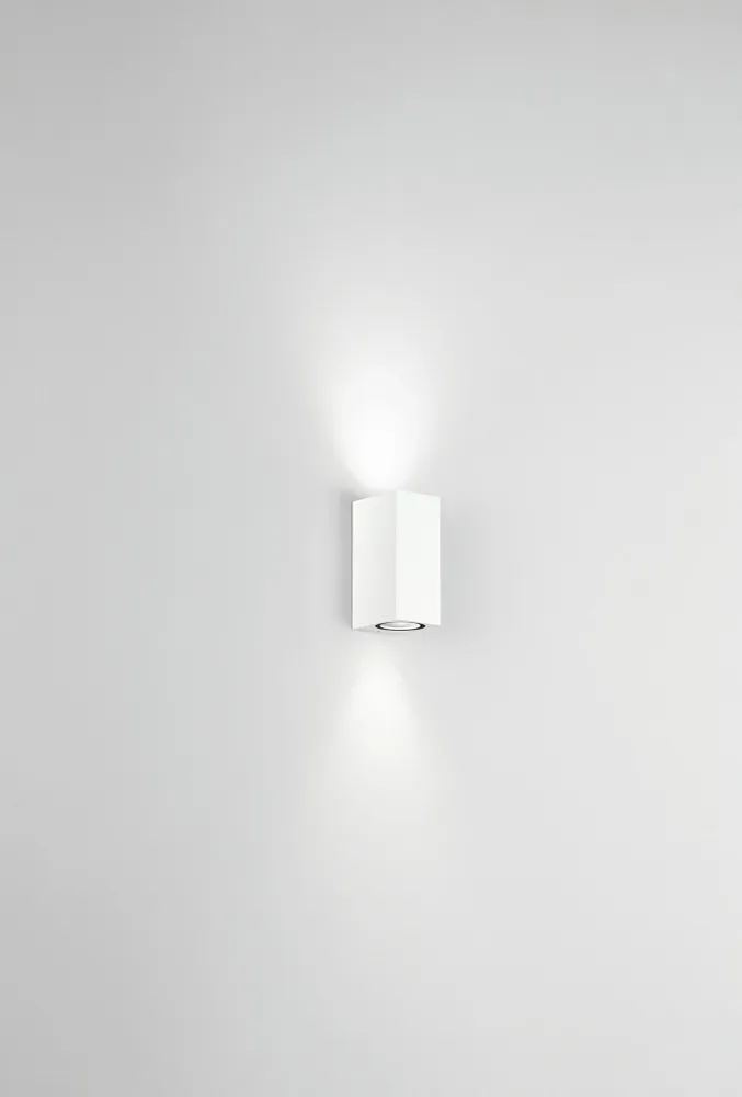 Applique ZENO SQUARE 2 blanche OTAP0022B