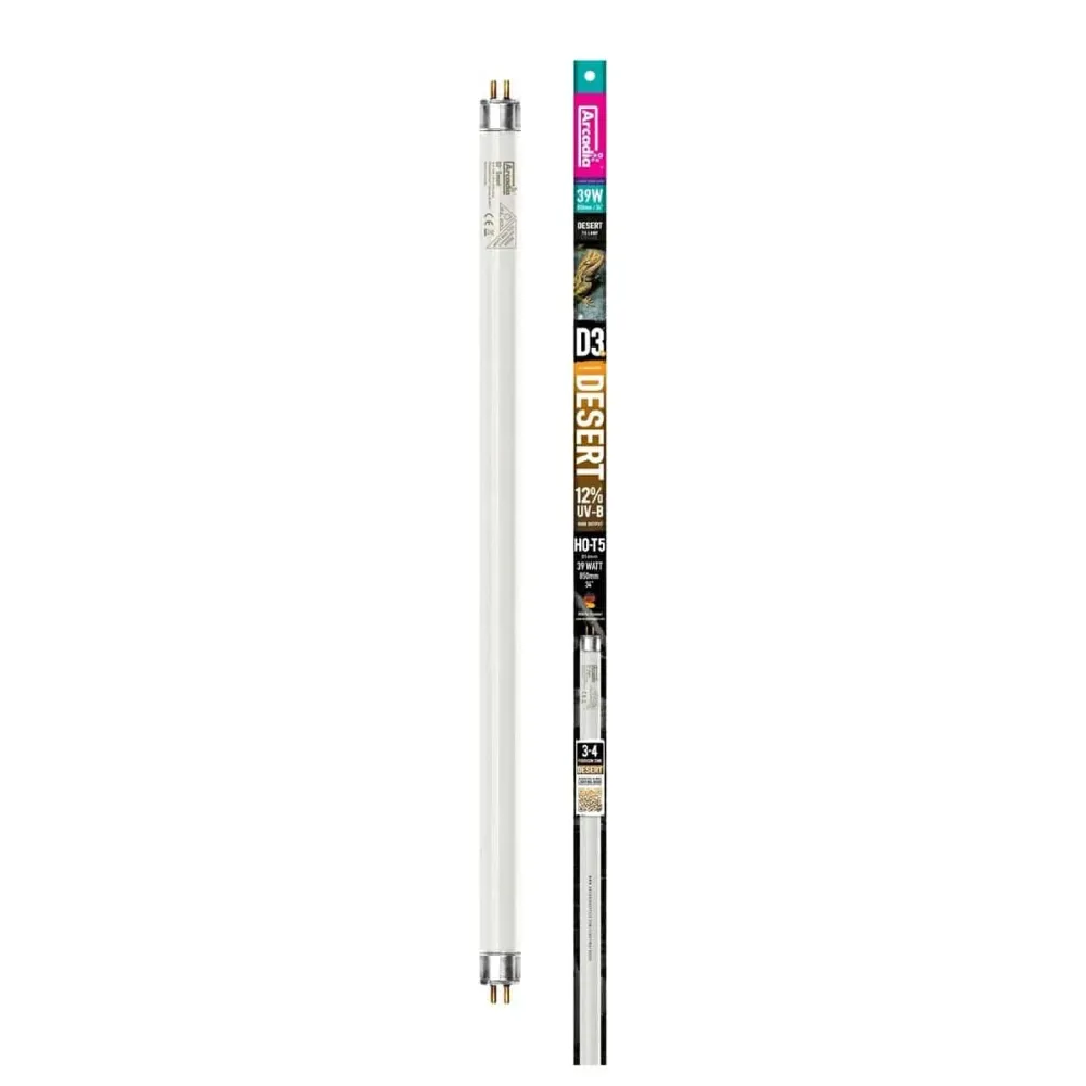 ARCADIA D3+ DESERT T5 LAMP 12% UVB 86.5CM 39 WATT