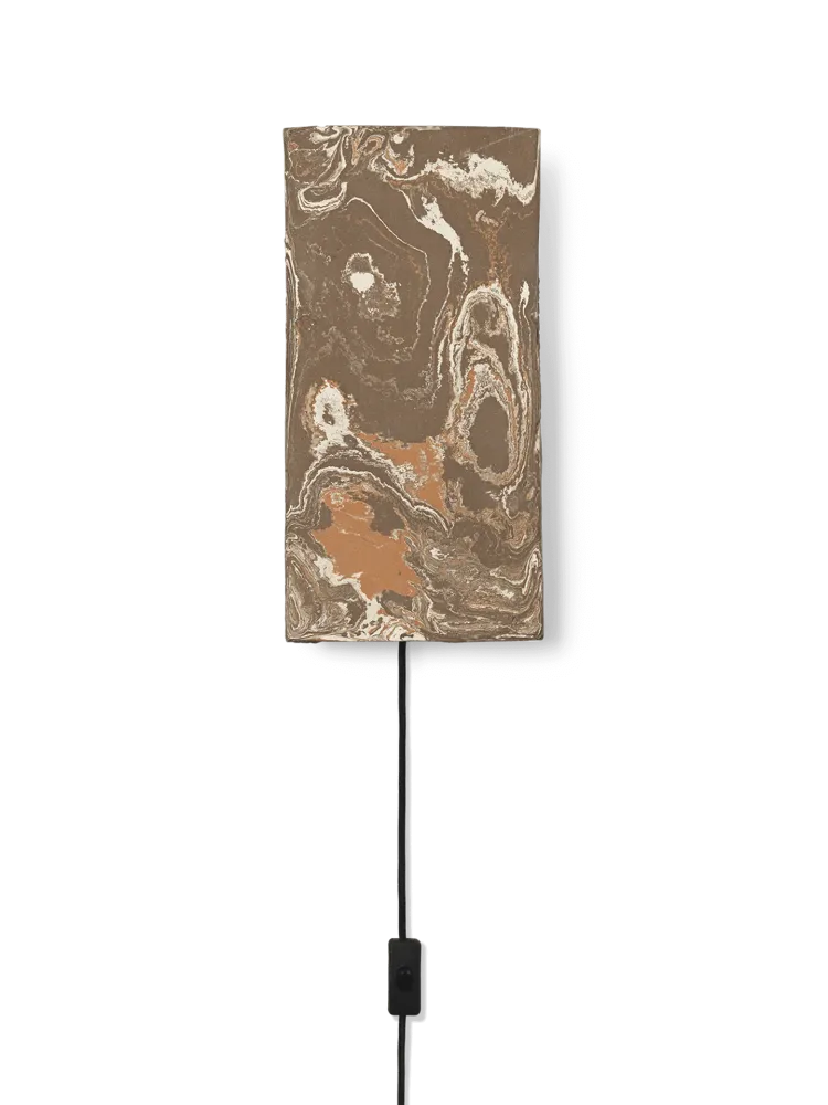 Argilla Wall Lamp - Rectangular - Marble Mocha