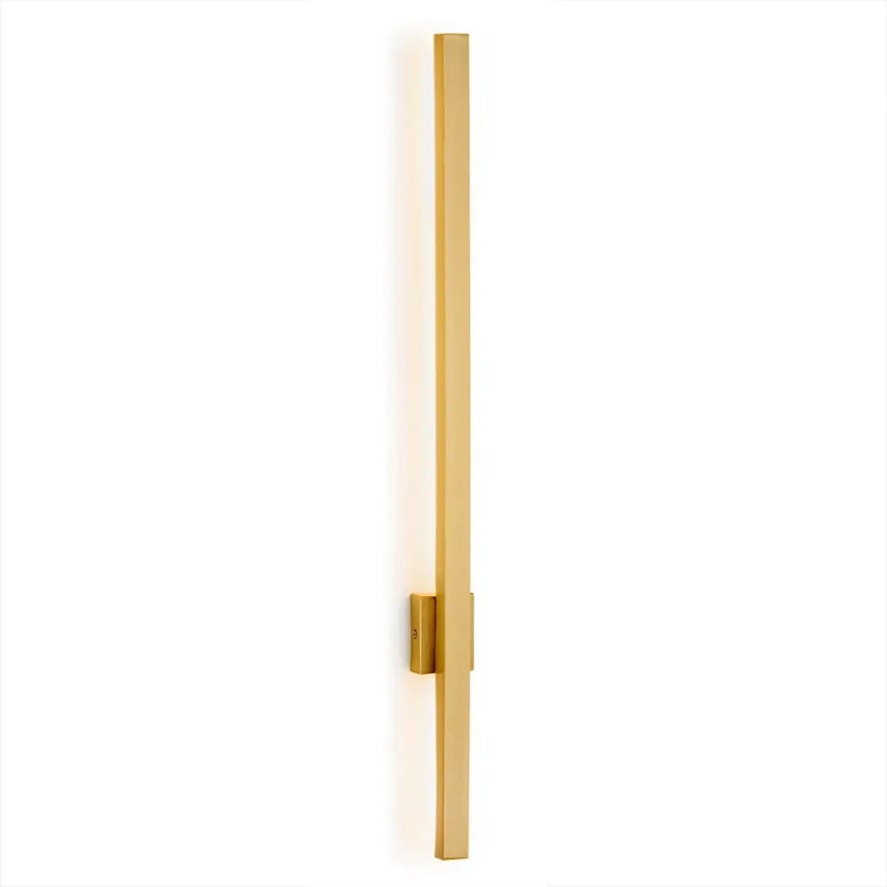 Applique murale Argon Asse 1L, hauteur 100 cm Black