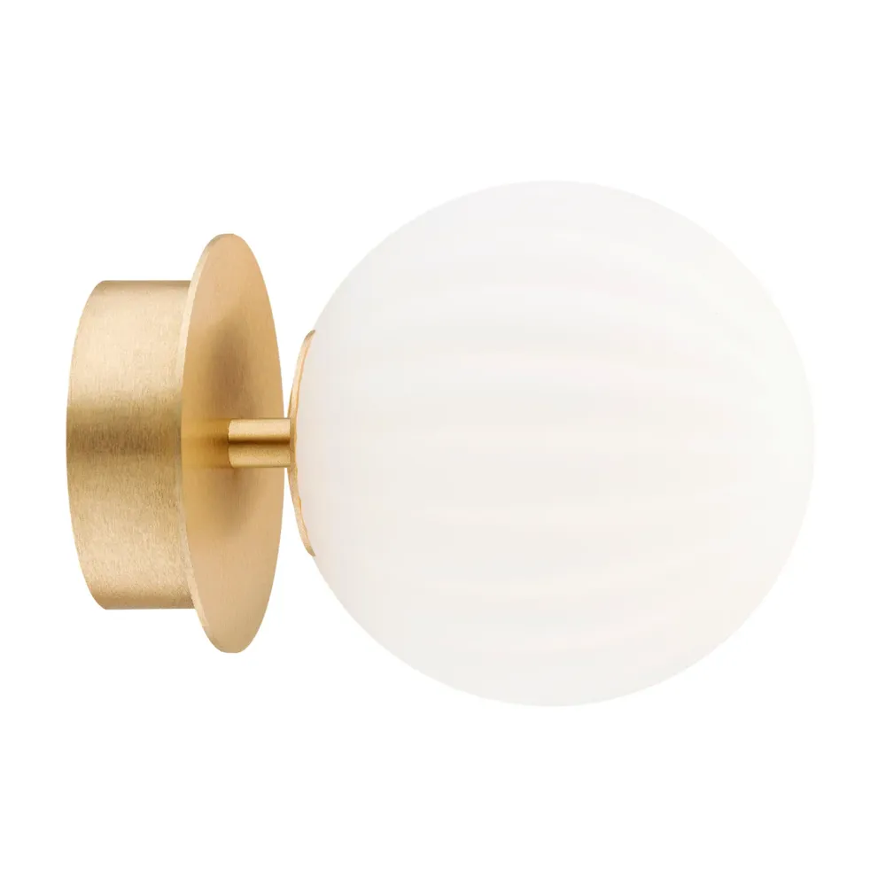 Applique murale Argon Paloma 1L, douille E14, hauteur 17 cm