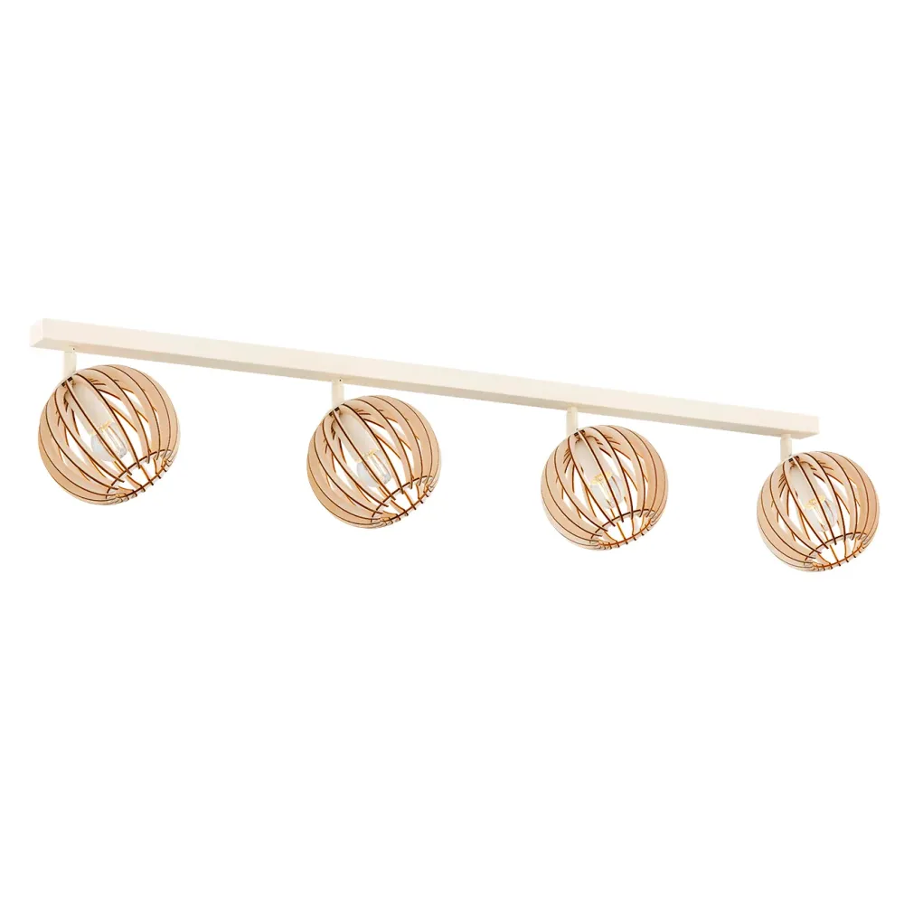Éclairage monorail Argon Parula 4L E14 H 21,5cm