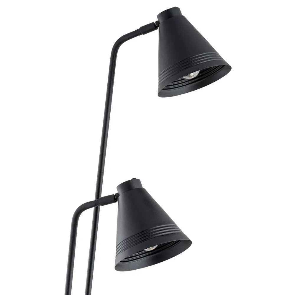 Lampadaire Argon Avalone 2L E27 H 168 cm White