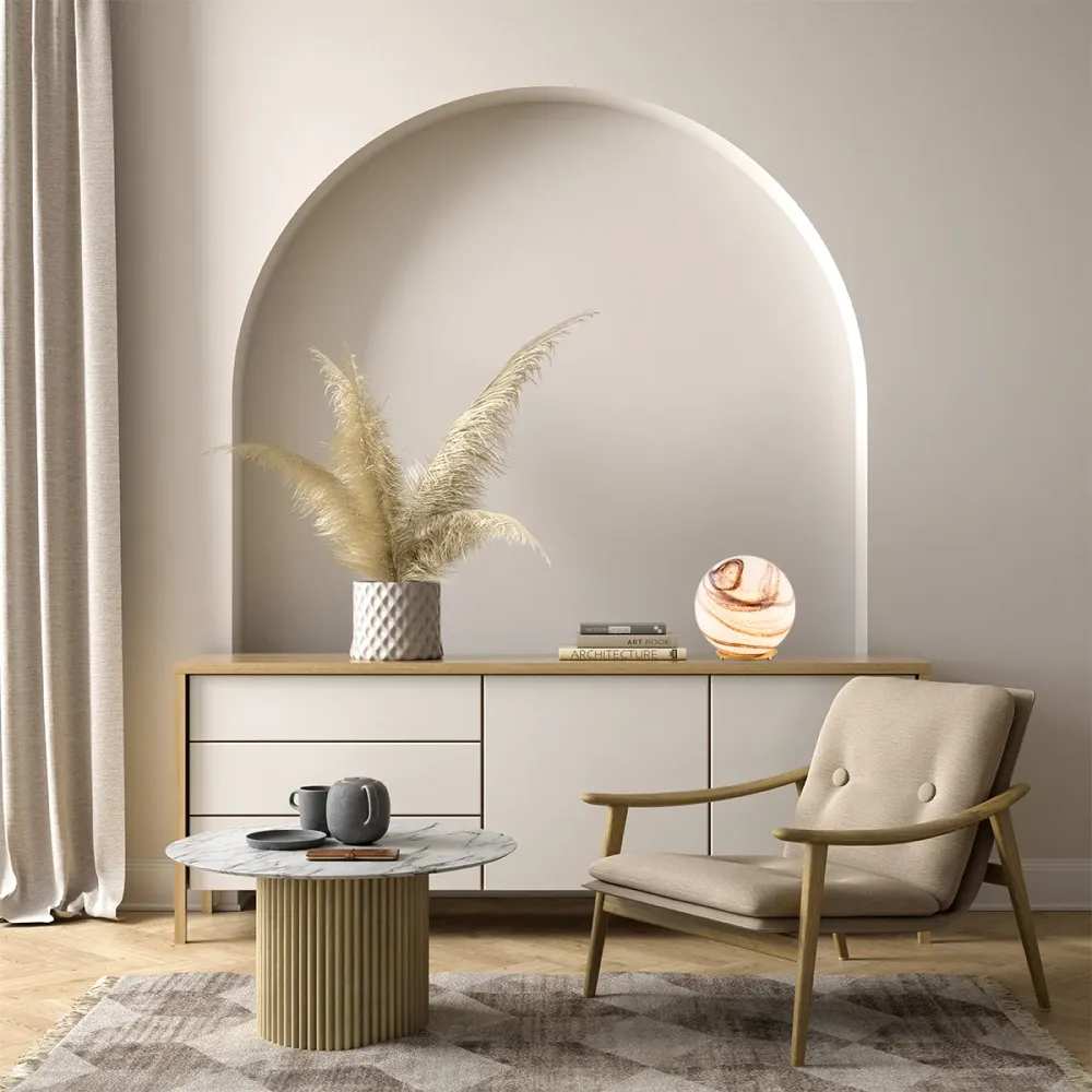 Lampe de table Argon Aruba 1L E27 H 26cm