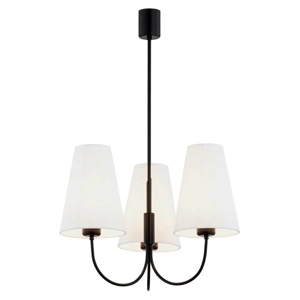 Lustre Argon Safiano 3L E27 H 76cm