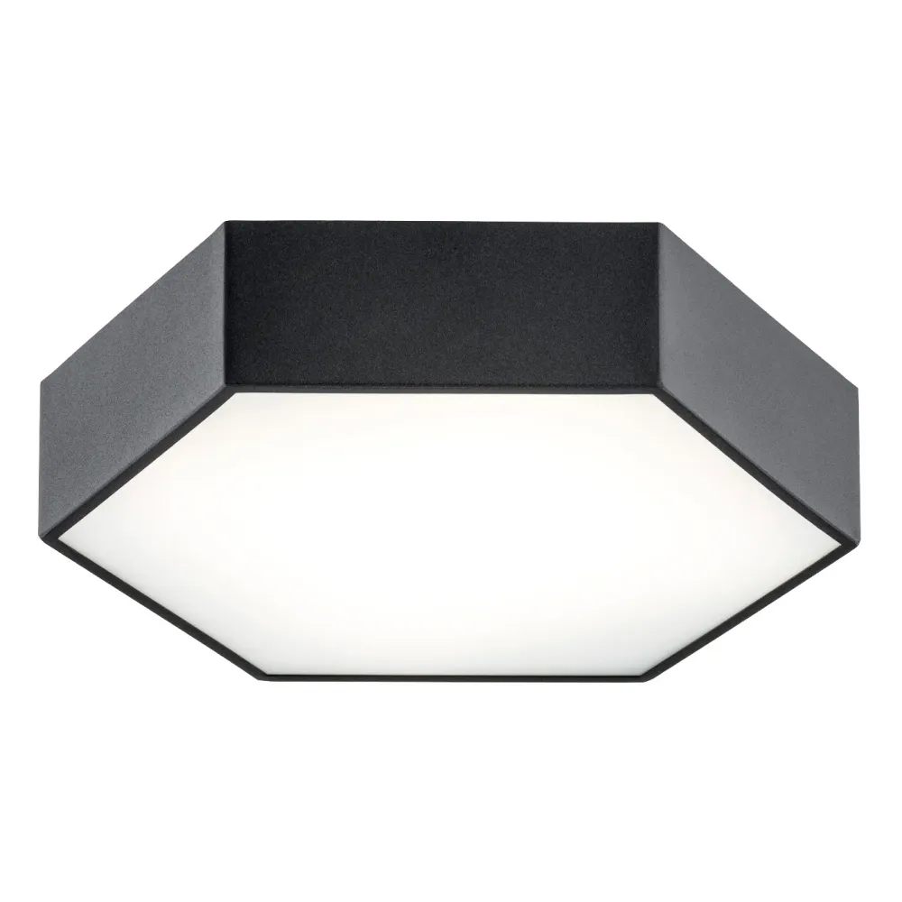 Plafonnier encastré Argon Arizona 1L H 7cm Black